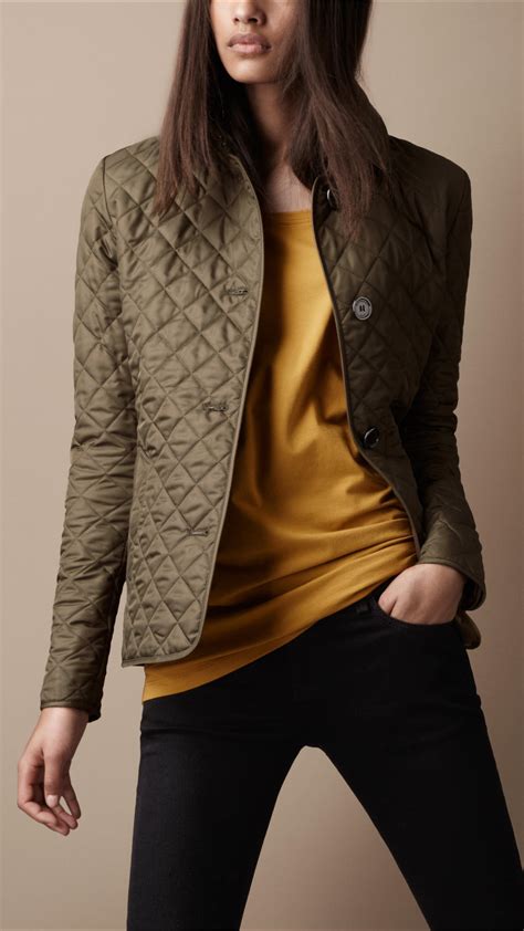 burberry brit jacket cinched waist|burberry brit quilted jacket.